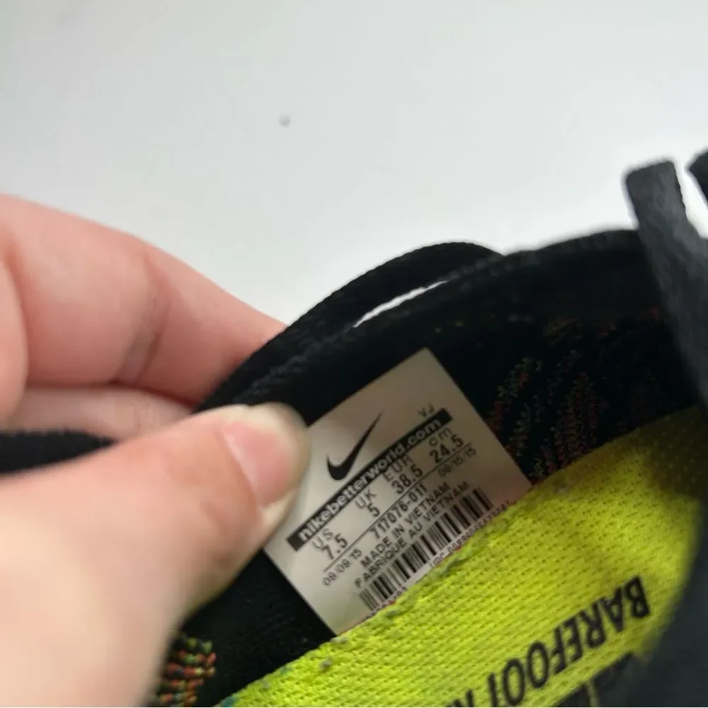 Nike free 4.0 Multicolor Flyknit athletic shoes Sneakers women’s 7.5